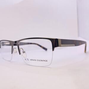Armani Exchange Eyeglasses Frames AX 1018 6017 54 [] 17 140 MM Stainless Havana